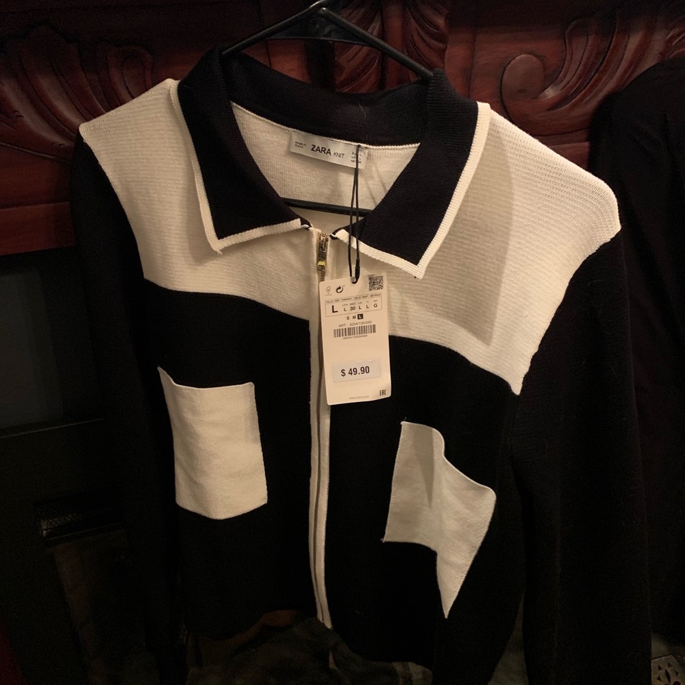 Zara knit jacket